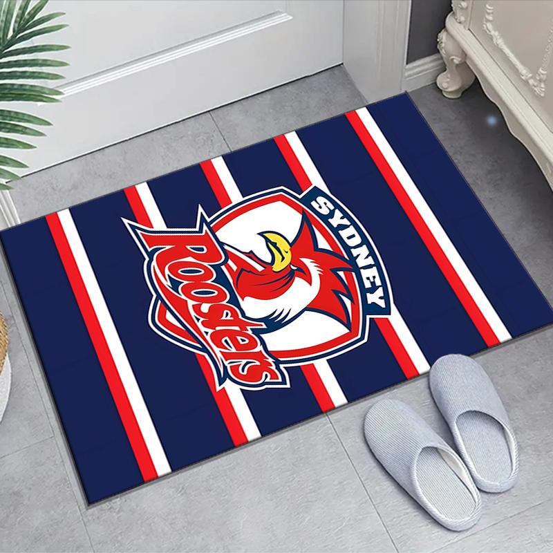 1pc Football Team Design Area Rug - Non-Slip, Soft & Cozy Floor Mat for Living Room, Bedroom, Office - Indoor/Outdoor Decorative Carpet