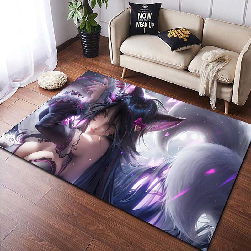 LOL KDA HD Printed Area Large Rug ,Carpet for Living Room Bedroom Sofa Decoration, Non-slip Floor Mats Dropshipping Alfombras