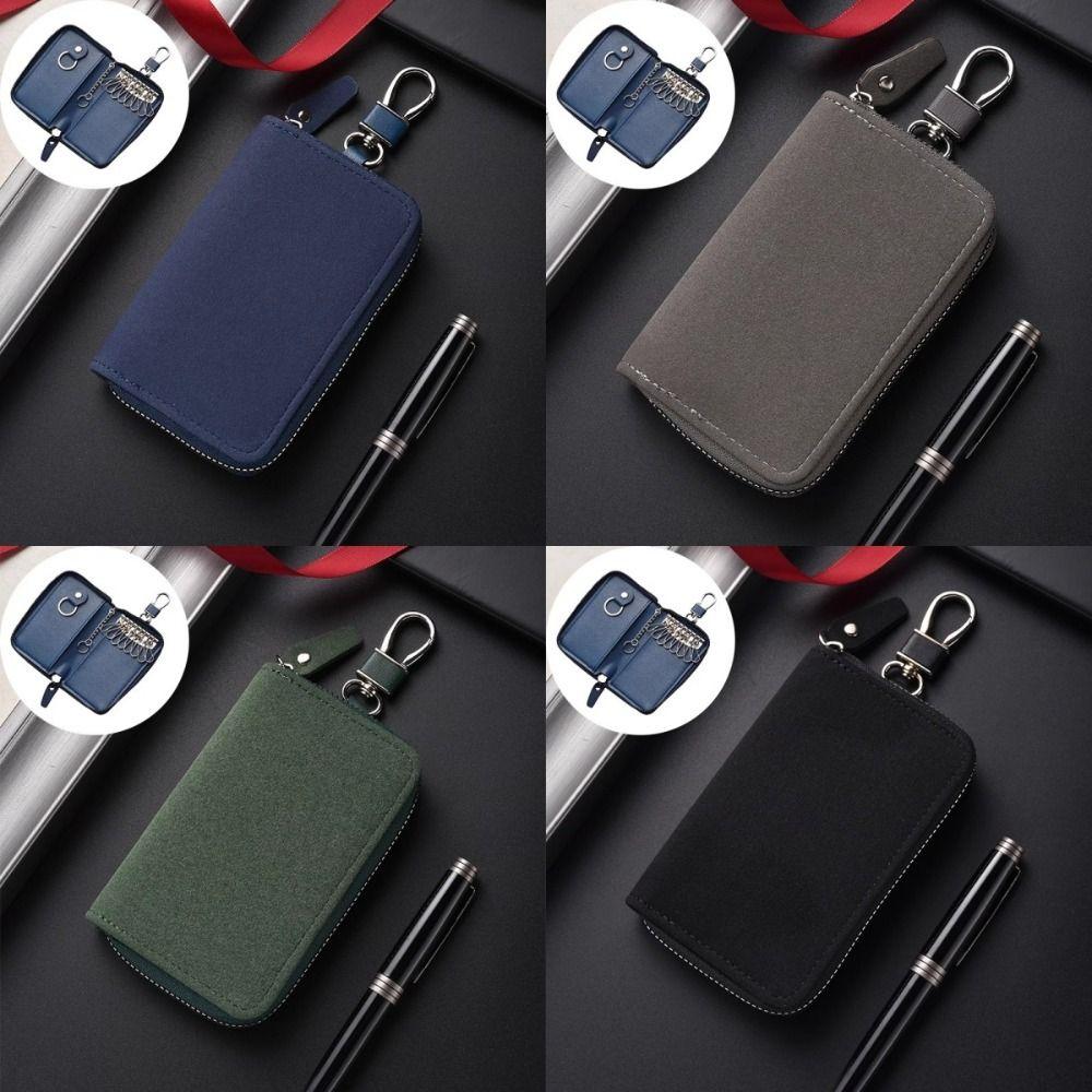 Large Capacity Car Key Wallet Fashion Housekeeper Key Case Portable Mini Card Bag Men Women