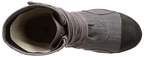 GD Japan Work Boots with Steel Toe Cap for High Altitude Landscaping and Agricultural Use, Wide 4E Width, GD-01 Denim, Gray, Size 26 Cm, 4E