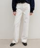 Leumeme Parisien Classic Straight Denim Blanc