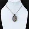 Plume Agate Pendant Copper Wire Wrapped Pendant Designer Pendant Wire Wrap Gemstone Jewelry Handmade Pendant Copper Jewelry Anniversary Gift