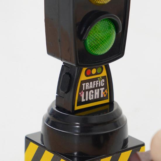 Kids Simulated Traffic Light Toy Mini Red Green Traffic Sign Lamp Toddlers Boys Girls Early Education Traffic Learning Road Safety Light Model Toy