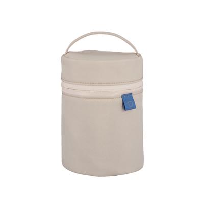 Portable Soup Jar Pouch S Size (250ml-400ml) | Enhanced Insulation | Cutlery Pocket | Washable | Lunch Pouch Ecru Beige SW-PC01-CM
