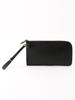 Ships Boldrini Selleria Leather Clutch Bag for Men, 118432767, Black, One Size