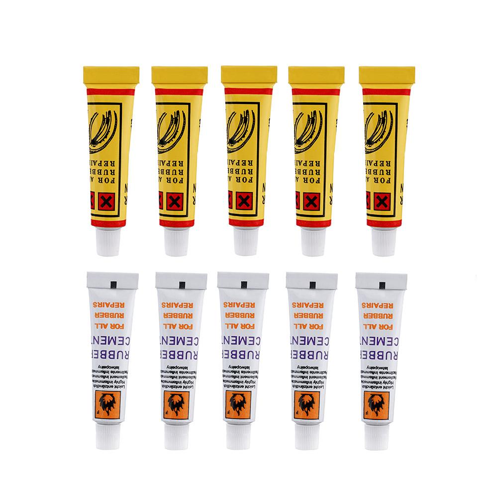 Bike Tire Repair Glue Bicycle Tire Repair Glue Set for Mountain Road Bikes Universal Rubber Cement Patch Kit for Motorcycle