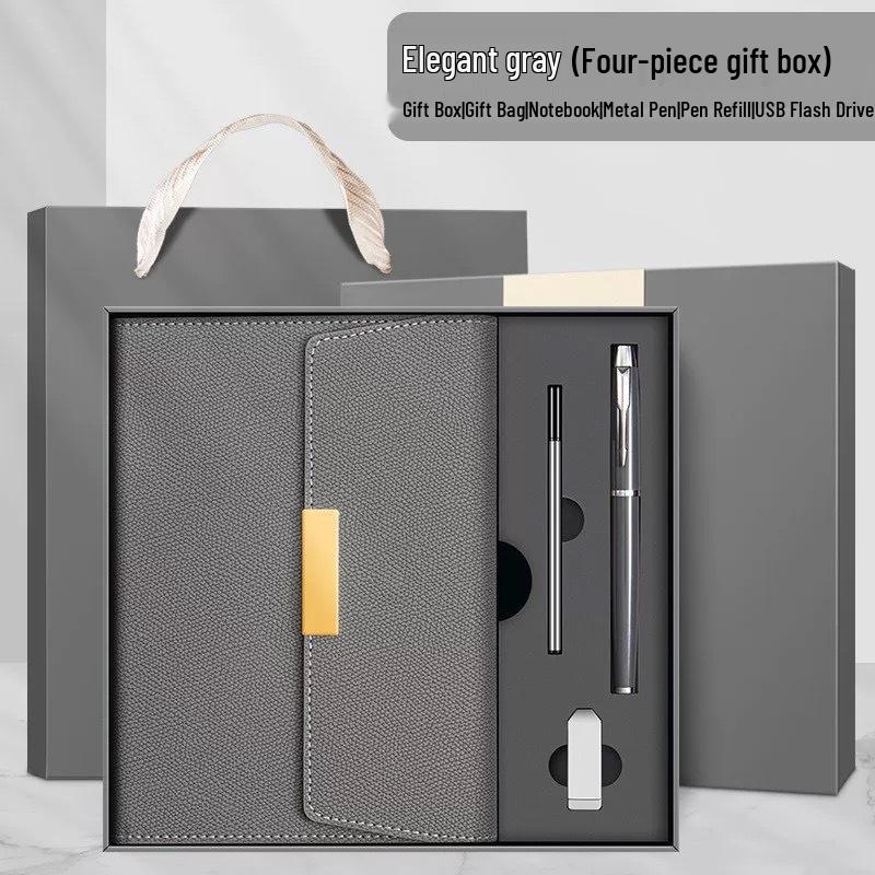 Customizable A5 Notebook Gift Set with Logo Printing - Corporate Business Souvenir
