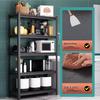 Multifunctional 5-Tier Aluminum Alloy Storage Shelf