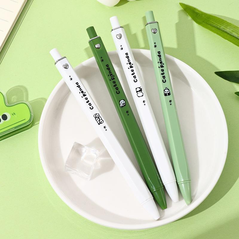 1/4/8 PCS Cute Panda Neutral Pen Creative Student Signature Pen