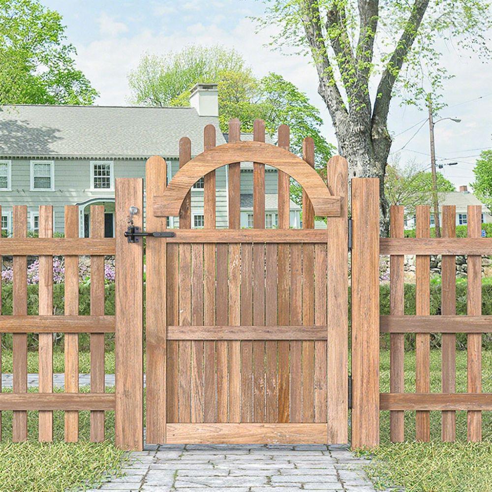 Steel Spring Cable Heavy Duty Gate Lock Pull String Garden Gate Fastener Guardrail Door