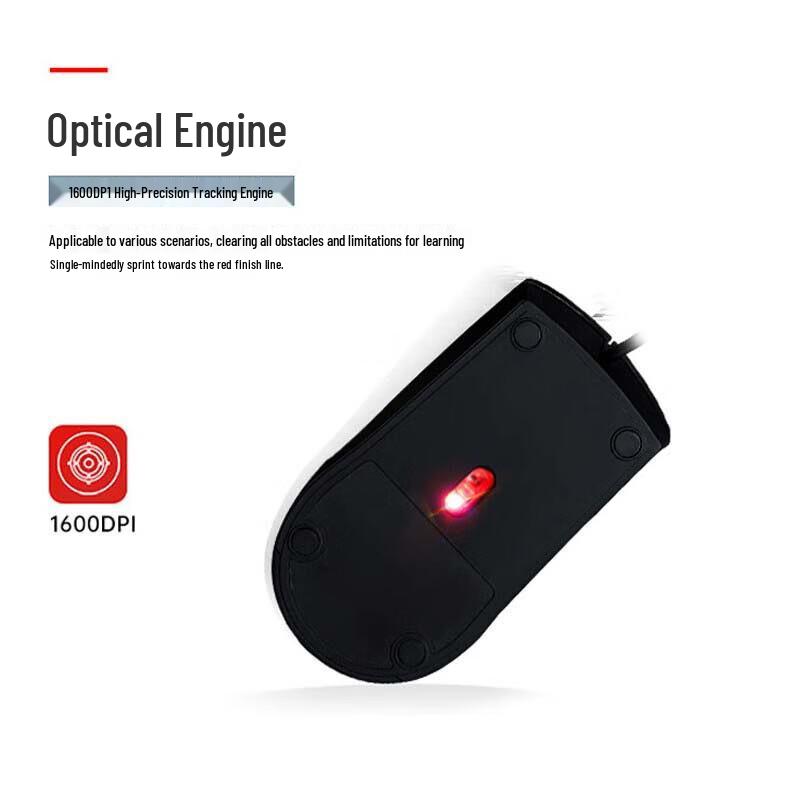 Lenovo M120Pro Wired Optical Mouse