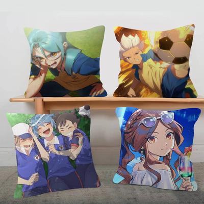 Anime Inazuma Eleven Soft Comfortable Pillow Case Cartoon For Sofa Living Cat Room Home Office Retro Decor Protective Cover