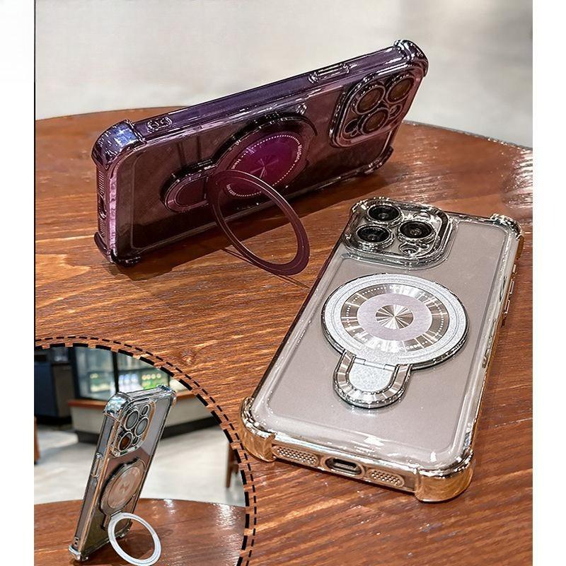 Case For Realme 16 Pro Plus Fashionable High-end Airbag Anti-slip Magnetic Stand Cover For Realme16 Pro Shockproof Funda