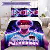 3pcs Custom Name Cartoon Kuroko's Basketball Bedding Set Duvet Cover Closure Includes 1 Duvet Cover & 2 Pillowcases for All Seasons Bedroom Decor