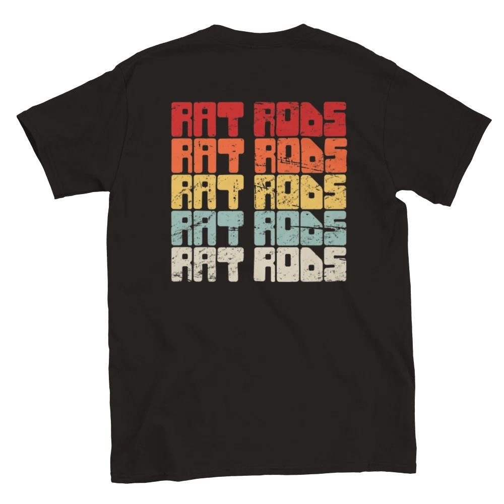 Rat Rods - Back Print - Classic Unisex Crewneck T-shirt XXXL