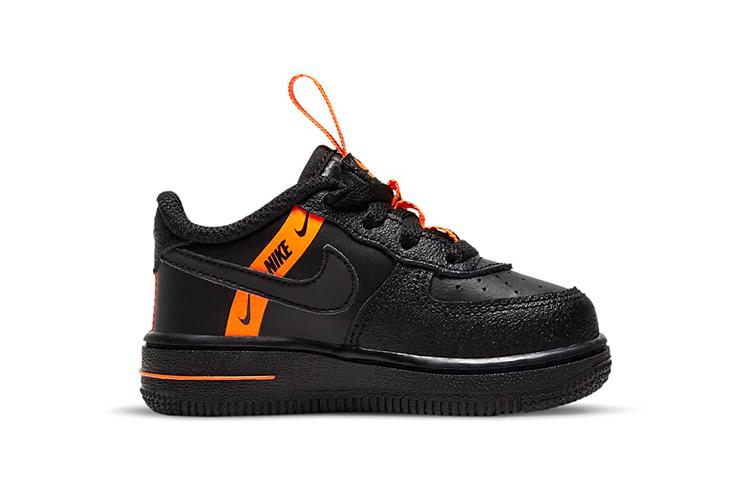 Nike Force 1 "Worldwide Pack" Black Total Orange TD CT4682-001