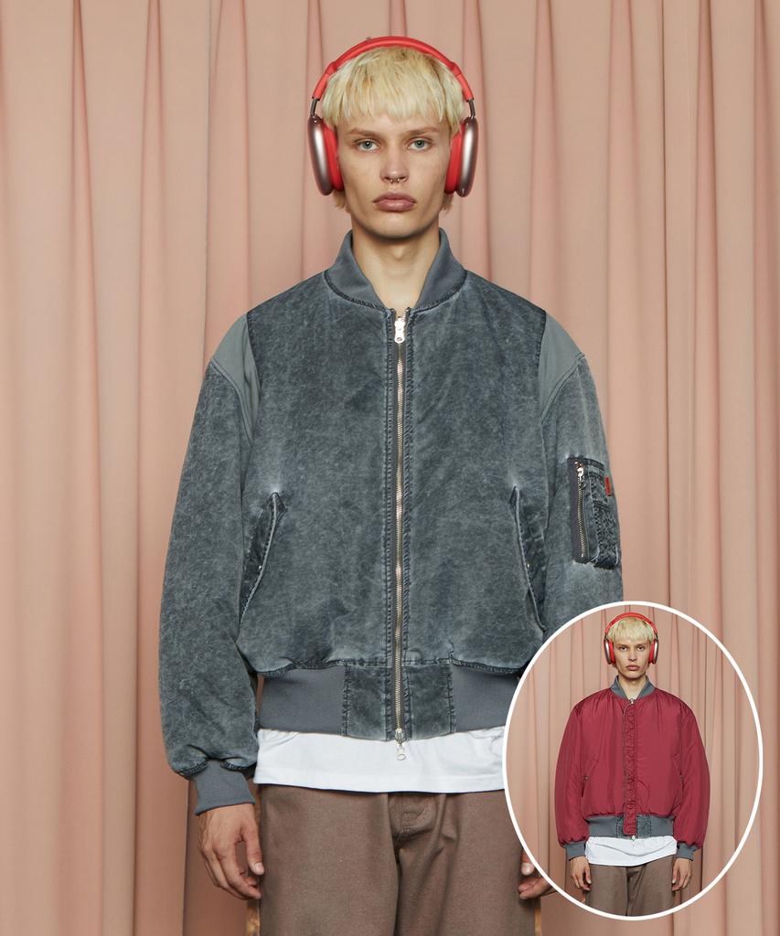 Unalloyed Pigment Ma-1 Jumper / Charcoal