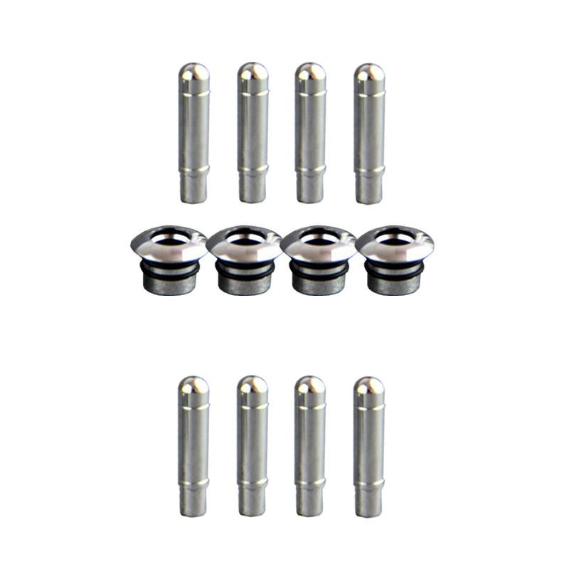 4/8pcs Car Door Lock Knob Kit Car Interior Door Lock P Cover Aluminum Alloy for Chevrolet Cruze Malibu Auto Interior Decora 4 Pcs