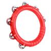 Single Row Hand Bell Smooth Edge Rattles Hand Bells Musical Instrument for ChildrenRed