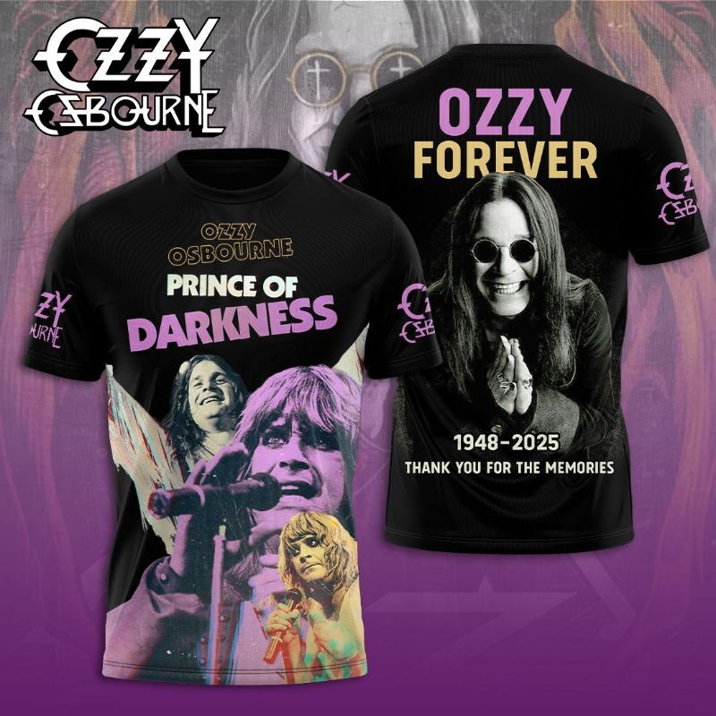 Rock Ozzy Band 3d Print T-shirt Men Women Fashion Hip Hop Short Sleeve Oversized Sports O-Neck Tops Tees Men Clothes