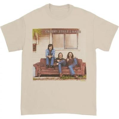 Crosby Stills Nash Young Men's Album Alle Größen Sandfarbenes Hemd 20D2053 Unisex T-Shirt