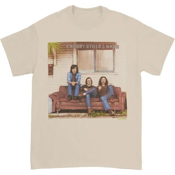 

Crosby Stills Nash Young Men s Album All size Sand Shirt 20D2053 Unisex T-Shirt L