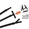 2-Color Wiper Spray Pipe Joiner T Y I 3-Type Windshield Washer Pipe Nozzle Hose Cleaning Water Hose Tube Joint Car Accessories