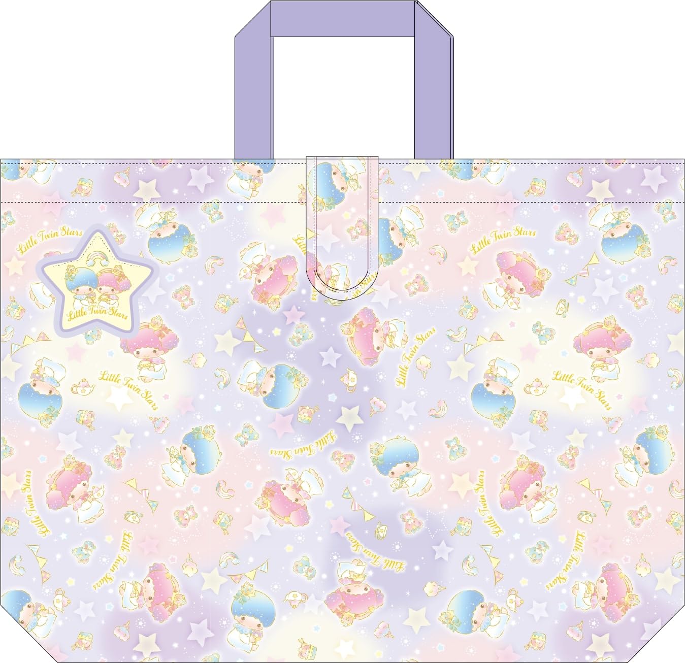 

Takanami Create Quilted Lesson Bag, Large, Little Twin Stars [121100] Perfect for kindergarten, school, and extracurricular activities