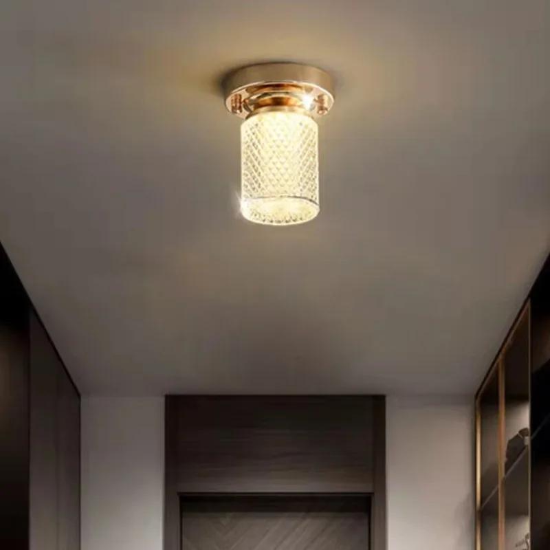 Flush Mount Ceiling Light Fixture Decorative Home Aisle Entrance Cloakroom Hallway Corridor Balcony Modern Led Ceiling Lamp