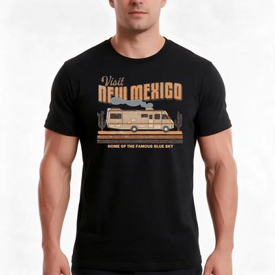 Breaking Bad  HOME OF THE BLUE SKY TShirt Summer Casual Cotton Tee Oversized Streetwear Tops Vintage Graphic Print