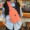 Solid Color Multifunctional Backpack Women's Lightweight Chest Bag