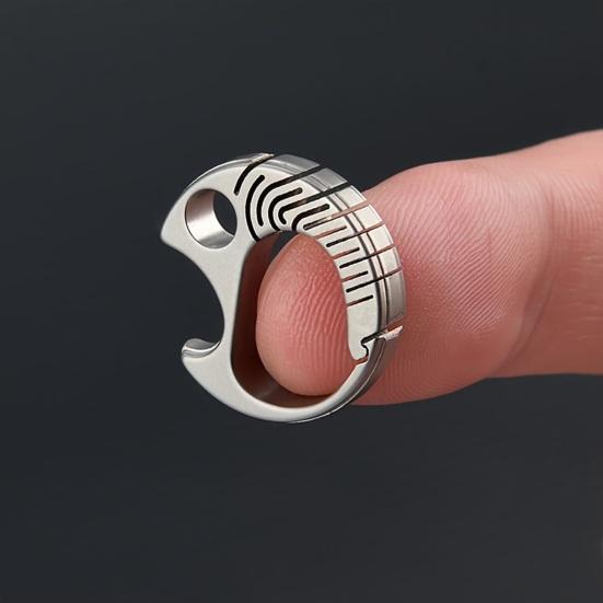 Flasköppnare Guld fiskform Titanlegering Lättviktig Bärbar Nyckelring Utomhusresor Öl Läsk Kapsyler Flasköppnare