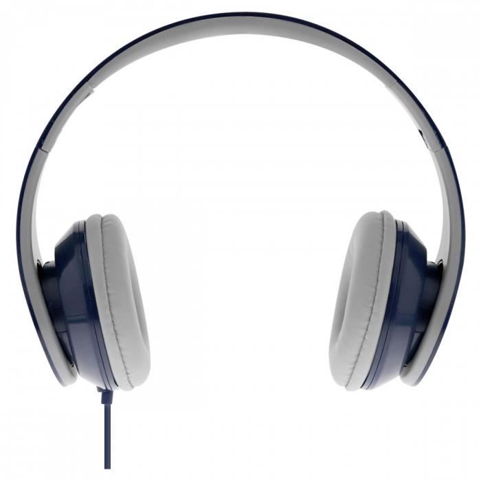 Casque stéréo - tnb - stream - pliable - filaire - bleu