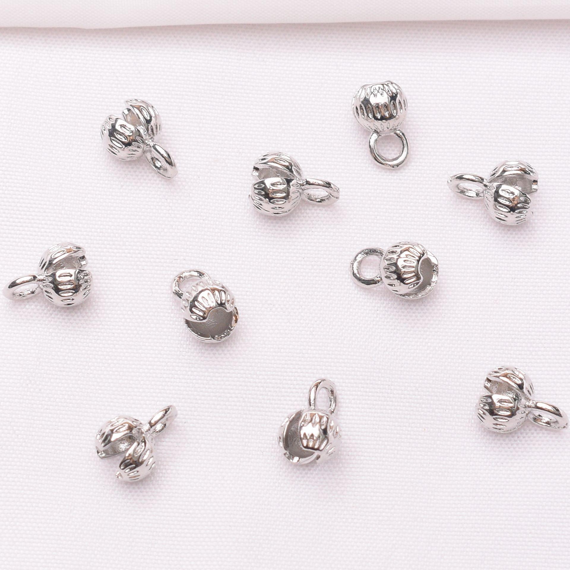 

20 шт., сохраняющая цвет пряжка из 18-каратного золота для сумки-бутона, браслет, ожерелье, пуговица, бисерные аксессуары, свободная бусина, конец сумки, соединительная пряжка для кабеля