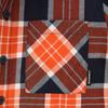 Mammut Check Pattern Long Sleeve Trovat Shirt M Orange Outdoors Men's Used