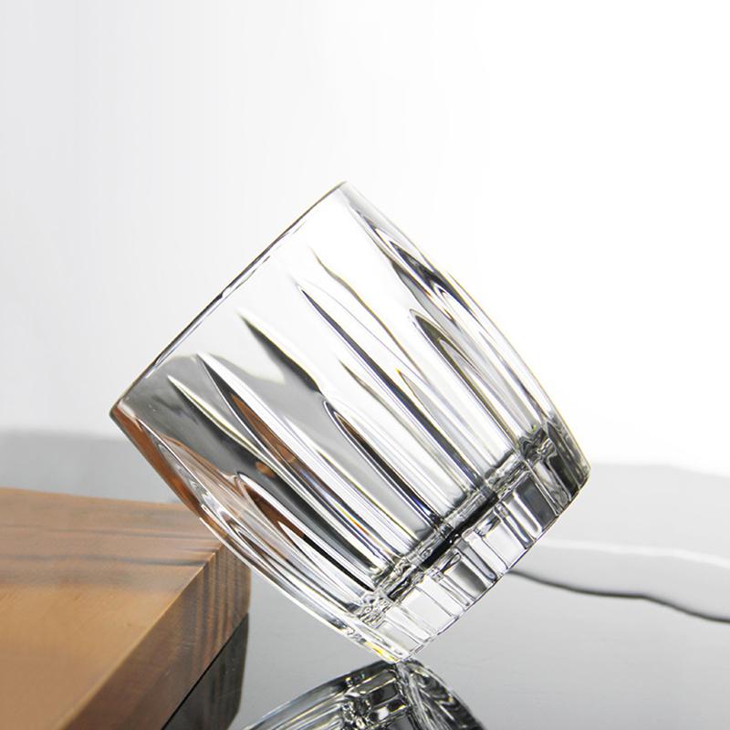 6oz/10.8oz High End Thick Bottom Whiskey Glass Classical Cup Diamond Carved Foreign Wine Glass Modern Water Bottle Bar Glassware