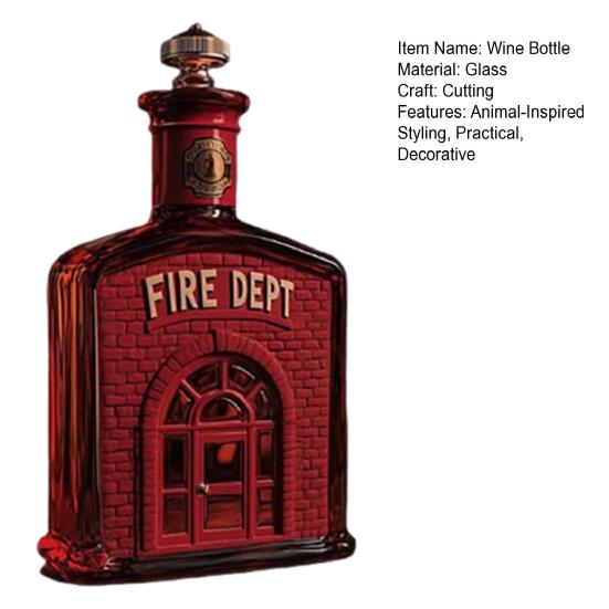 Slon Malý Pes Láhev na Whiskey Design Zvířecího Tvaru Průhledné Sklo Láhev na Víno Krásu Zvyšující Skleněná Karafa