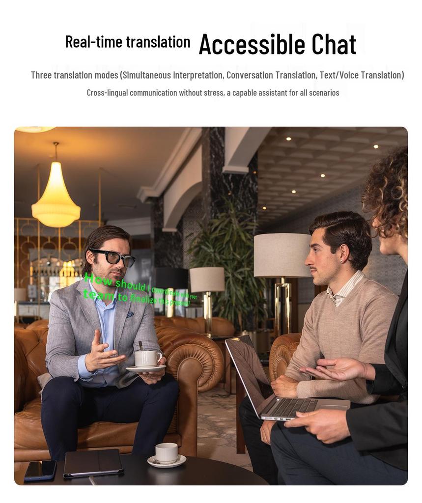 MT3 AI Smart Glasses: 8MP Camera for HD Photo/Video, AI Object Recognition