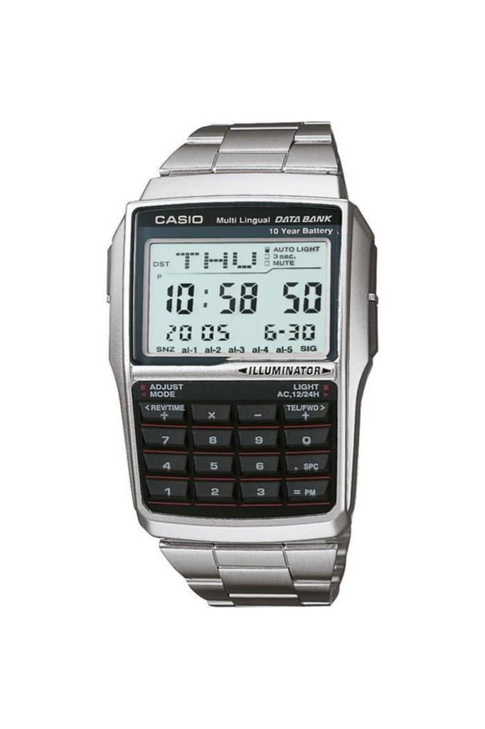 Casio Watch Data Bank Silver DBC32D-1A [Reimported]