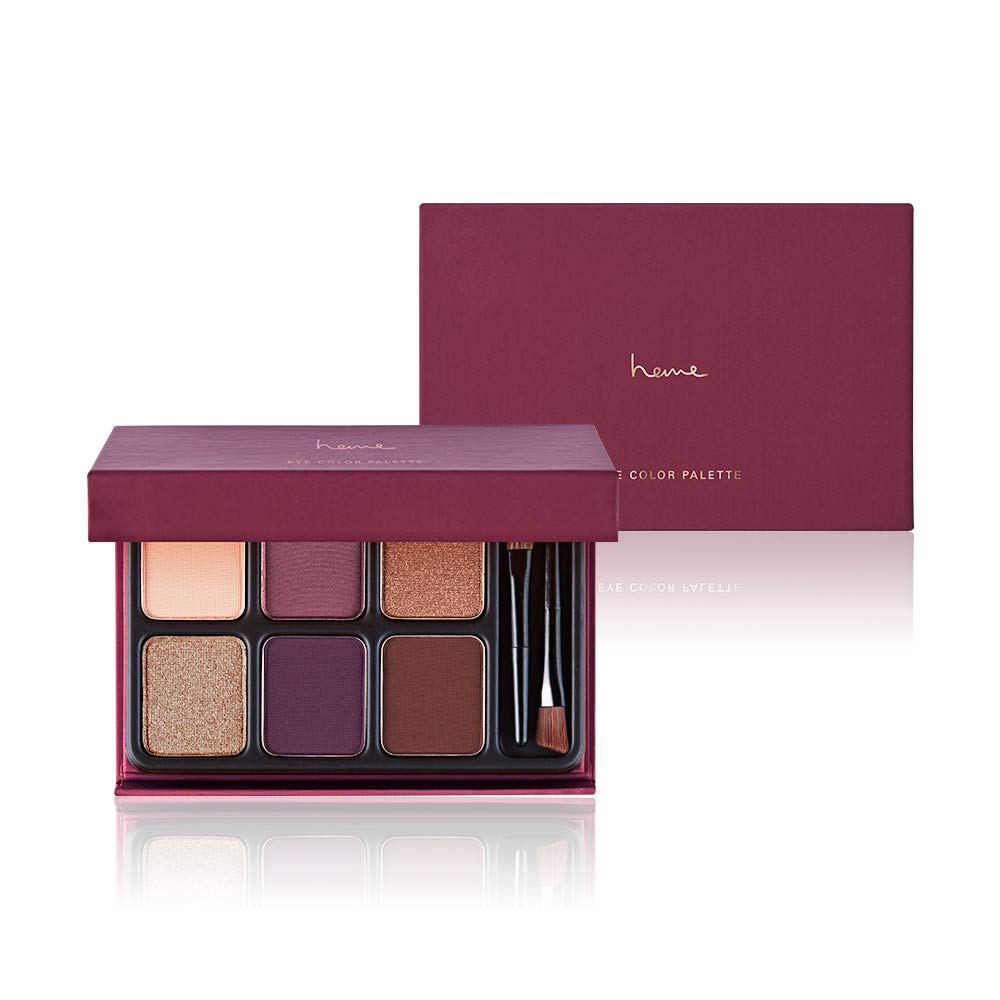 

Палетка теней для век heme 6 цветов (6 цветов) PURPLE BLOSSOM Тайваньская косметика 1 штука (х 1)