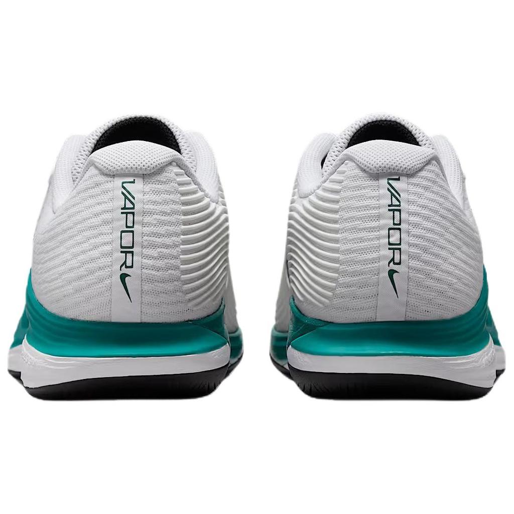 Nike Court Air Zoom Vapor 12 HC White Radiant Emerald Men Sneakers Black FV5552-104