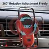 30W Smartcar Wireless Charger Phone Holder Auto Mount Phone Holder Sucker Support For iPhone 14 13 Pro Max Samsung Xiaomi Redmi Infrared Induction