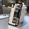 Retro Creative Audio Tape Pattern Phone Case For Xiaomi 13 12 11 Lite 5G 13 14T 13T 12T For Xiaomi 17 Pro Max Transparent Cover