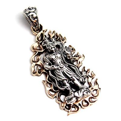 Oriental Vibrations Nio Kongorikishi Silver 925 Pendant for Men