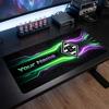Borussia Mönchengladbach Individuelles Großes Mauspade, Personalisierter Namens-Textdruck, Fußball-Logo Rutschfeste Schreibtischmatte Gaming-Geschenk