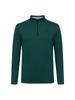 EIDER Performance Men'S Bubble Long Sleeve Zip-Up T-Shirt_Dark Green