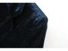 Autumn/Winter Dark Green Velvet One-Button Blazer for Women