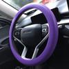 Purple Car Steering Wheel Cover: Universal RPKEY 13.5 To 15 Inches Silicone Steering Cover Compatible With Most Car Models Fit For Round Shape D