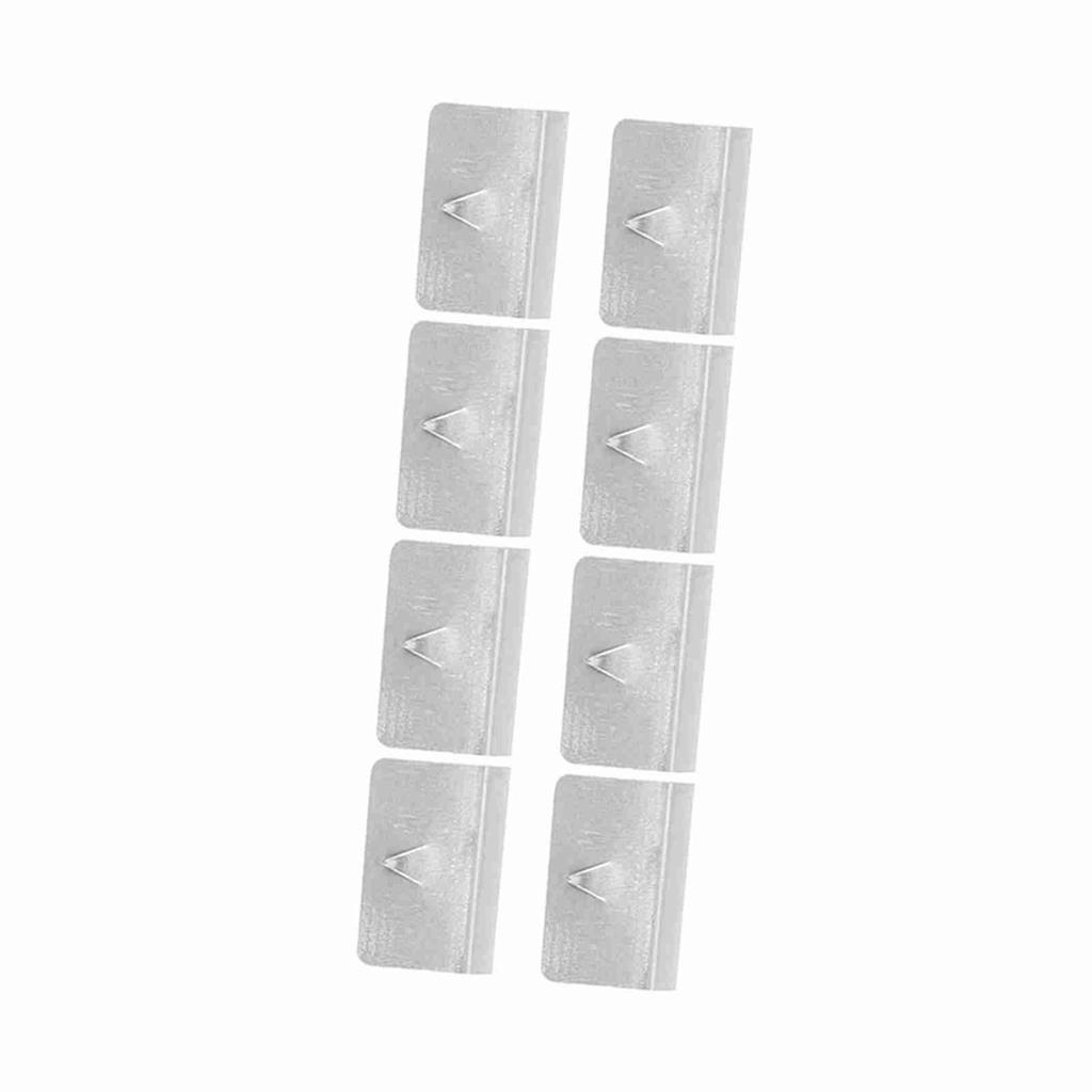 8Pcs Car Wind Rain Deflector Channel Stainless Steel Fixing Retaining Clips Fit for HEKO G3