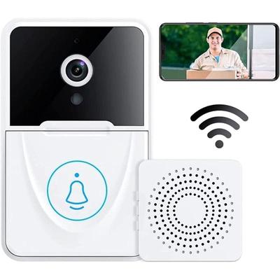 Wireless Doorbell Camera with Chime, Smart Video Doorbell Camera Wireless Wi-Fi with HD Video